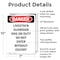 Signmission Livestock Guardian Dog On Duty Danger Sign, Aluminum, 7in W x 10in L, 2PK OS-2PACK-DS-A-710-V-2150 - alternate 6